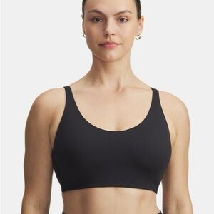 🆕 NWT Under Armour Motion Black Sports Bra Activewear Sporty Athleisure Gym